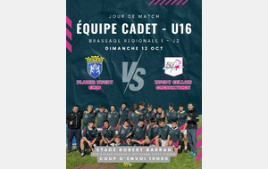 U16 - Dimanche 12 octobre - Jour de match