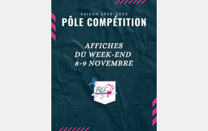 📣 Les affiches du week-end – Pôle Compétition Rugby 🏉 