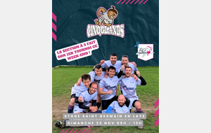 📣 RUGBY TOUCH – 5 Glands 🩷🤍💚 