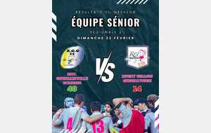 📅 Résultat du week-end – Seniors RCC78 🏉