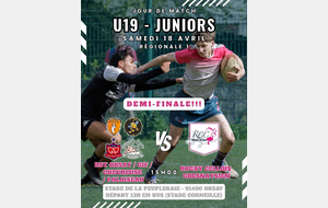 🦁🔥 Le choc du week-end – U19 Juniors 🔥