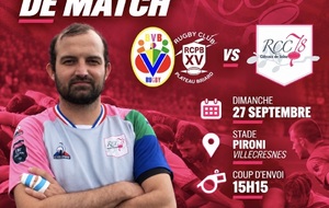 🦍🏉 SEMAINE DE MATCH – J2 RÉGIONALE 2