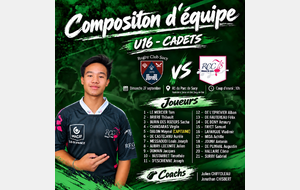 🐗🔥 U16 – 1ʳᵉ JOURNÉE DE BRASSAGE RÉGIONALE 1