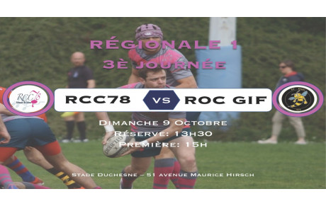 9 octobre 2022 match RCC78 vs ROC GIF