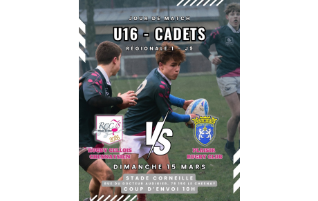 📅🏉 Affiches du week-end – 14 &amp; 15 mars