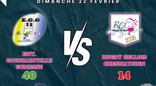 📅 Résultat du week-end – Seniors RCC78 🏉