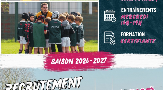 🏉 LE RCC78 RECRUTE UN(E) ÉDUCATEUR(TRICE) ÉCOLE DE RUGBY !